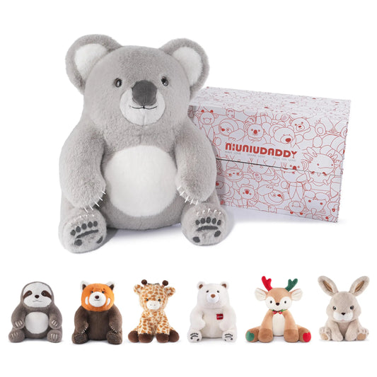 Niuniu Daddy 14" Koala Weighted Stuffed Animal 3.5LB Giant Lap Pillow Plush Toy for Kids Adults Cute Gift for Birthday Christmas
