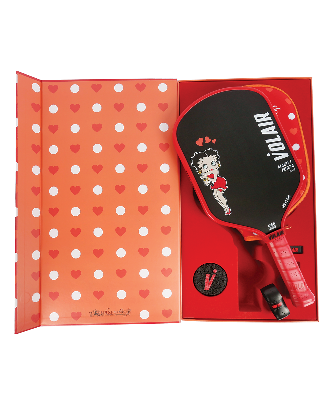 Mach 1 Forza Pickleball Paddle 16mm: Betty Boop "Classy"