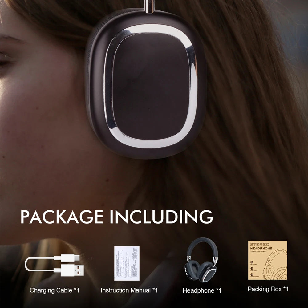 40 Hours Wireless Noise-cancelling Headphones - Personalized Space Audio USB-C Lossless Audio for iPhone Travel Sports Headset