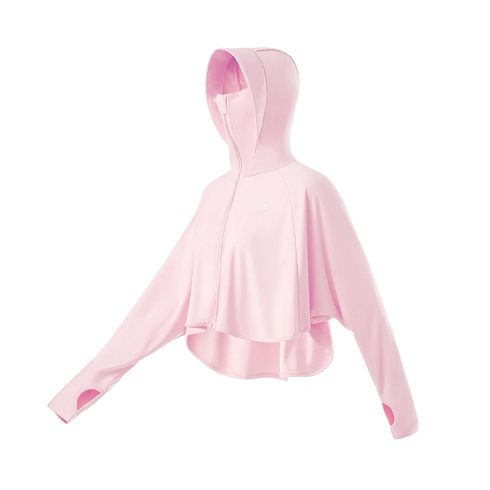 OhSunny Sunscreen Jackets Women Outdoor Casual UV Protection Clothing UPF50+ Hoodie Breathable Coats for Running Cycling