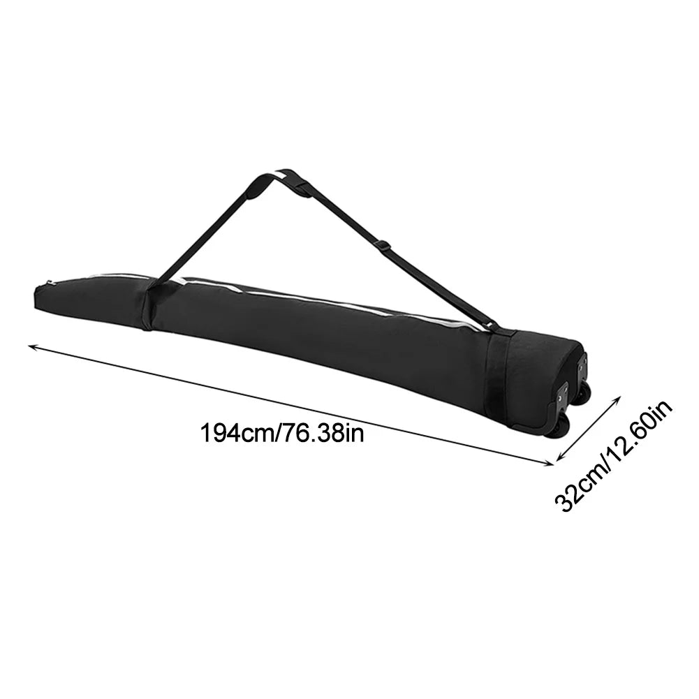 Wear-Resistant Snowboard Bag with Wheel Scratch Resistant Snowboard Cover Large Capacity Waterproof for Snowboard Goggles Gloves