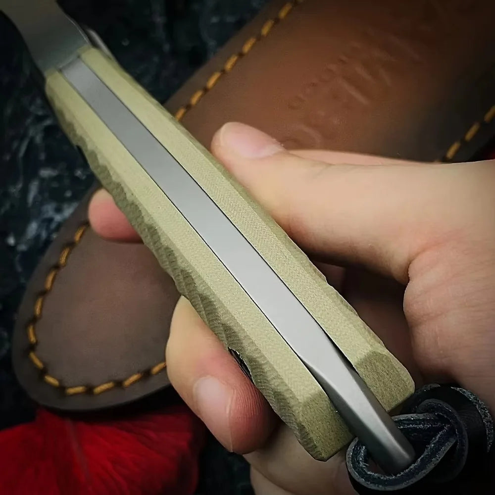 MK9 9Cr18 steel High hardness sharp Outdoor tactical knife Survival knife Stallone with knife sheath camping pocket knife