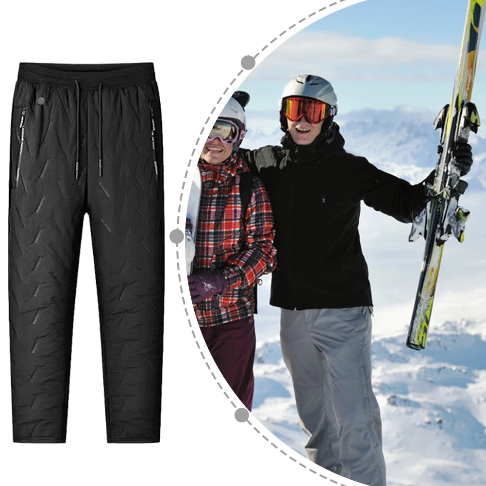 Unisex Heated Hiking Pants 10 Heating Zones Electric Thermal Trousers 3 Temperature Modes Winter Electric Warmer Clothing