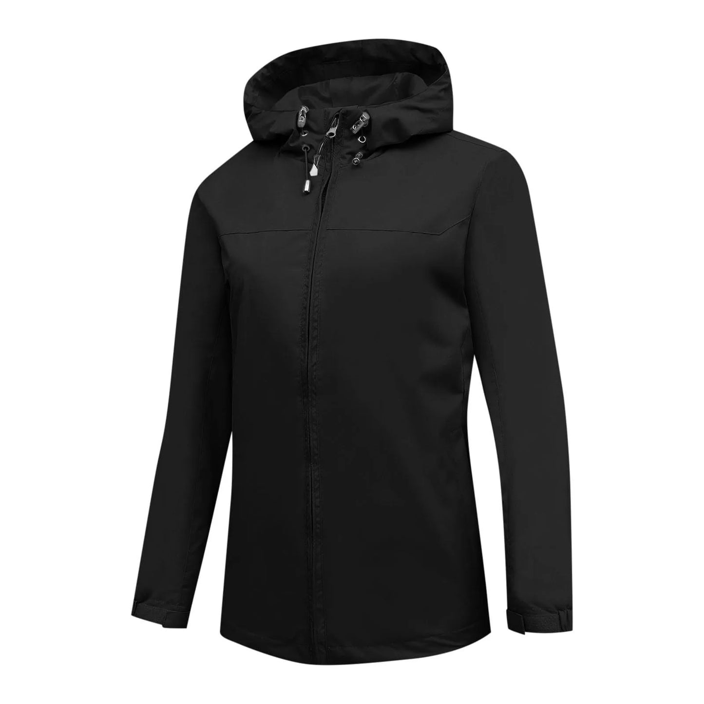 Women'S Loose Casual Fashionable Outdoor Solid Color Windproof Waterproof Jacket Jacket Elegant Womens Jackets Chamarra De