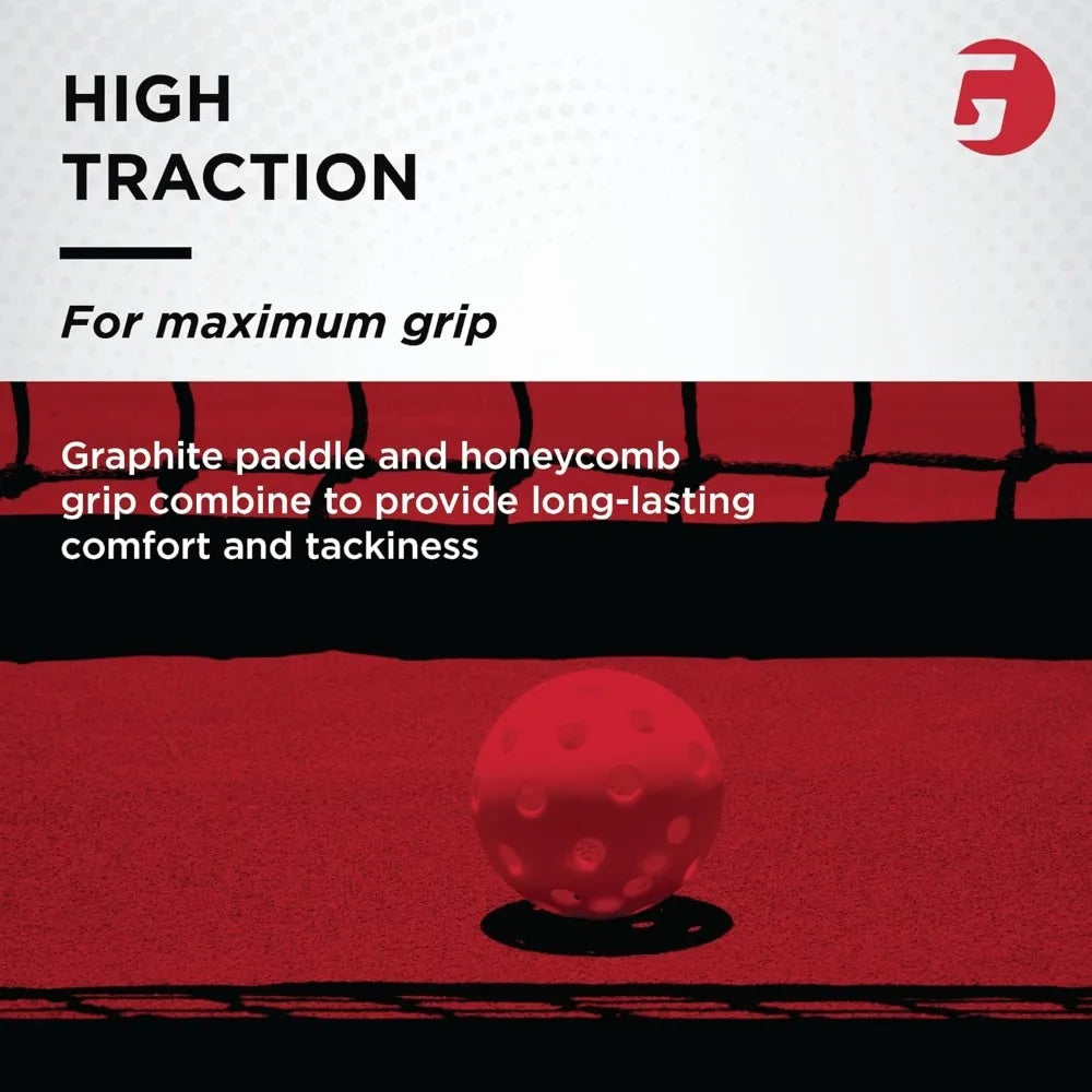 Made in The USA Pickleball Paddles, NeuCore & Sensa Polycore Technology, Textured Graphite, Honeycomb Grip, USAPA Approved