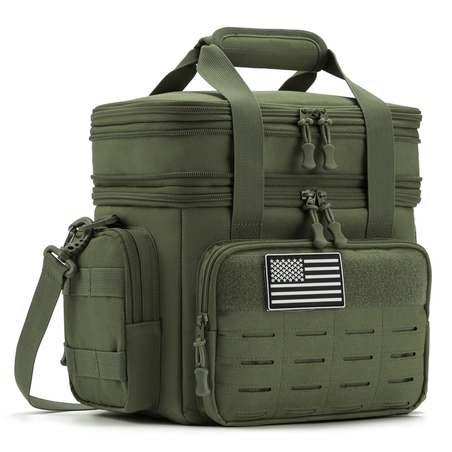 Men's Tactical Lunch Box Expandable 18L Tactical Insulated Cooler Bag,Leak Proof Insulated Lunch Bag For Work Camping Outdoor