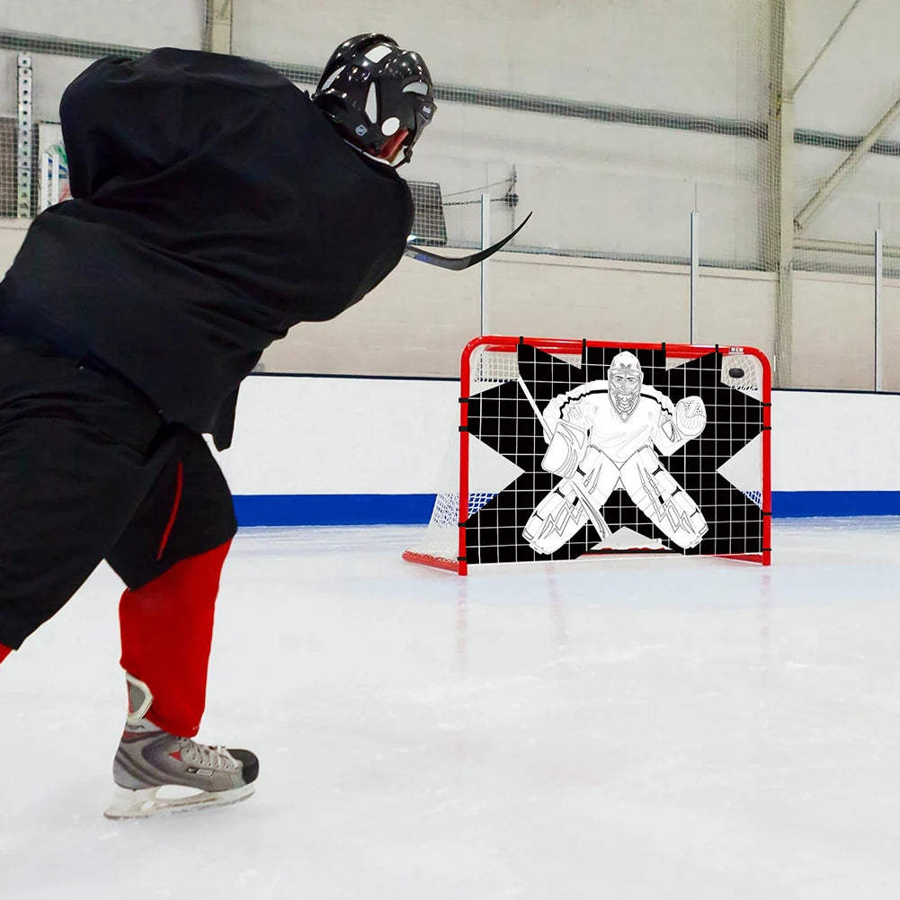 Hockey Goal Practice Target Hockey Net Training Target Hockey Shooting Training Aid for Practicing Shooting Accuracy
