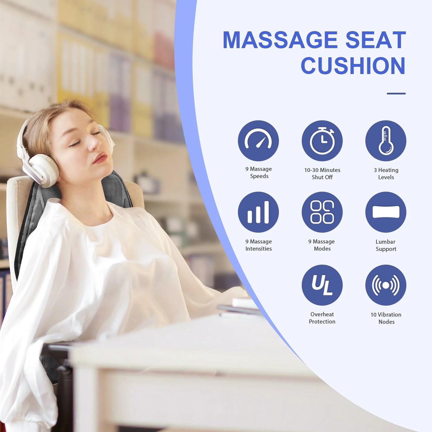 Aiveisi Massage Mattress Full Body Electric Relax Sleep And Blood Cervical Massage Device Neck Massager Cushion Pad