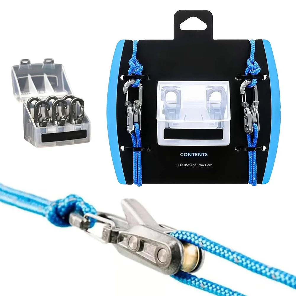 Rope Tension Adjuster Wear Resist Ultralight Tent Guyline Tool Climbing Rope Adjust Equipment for Camping Hiking Multitools