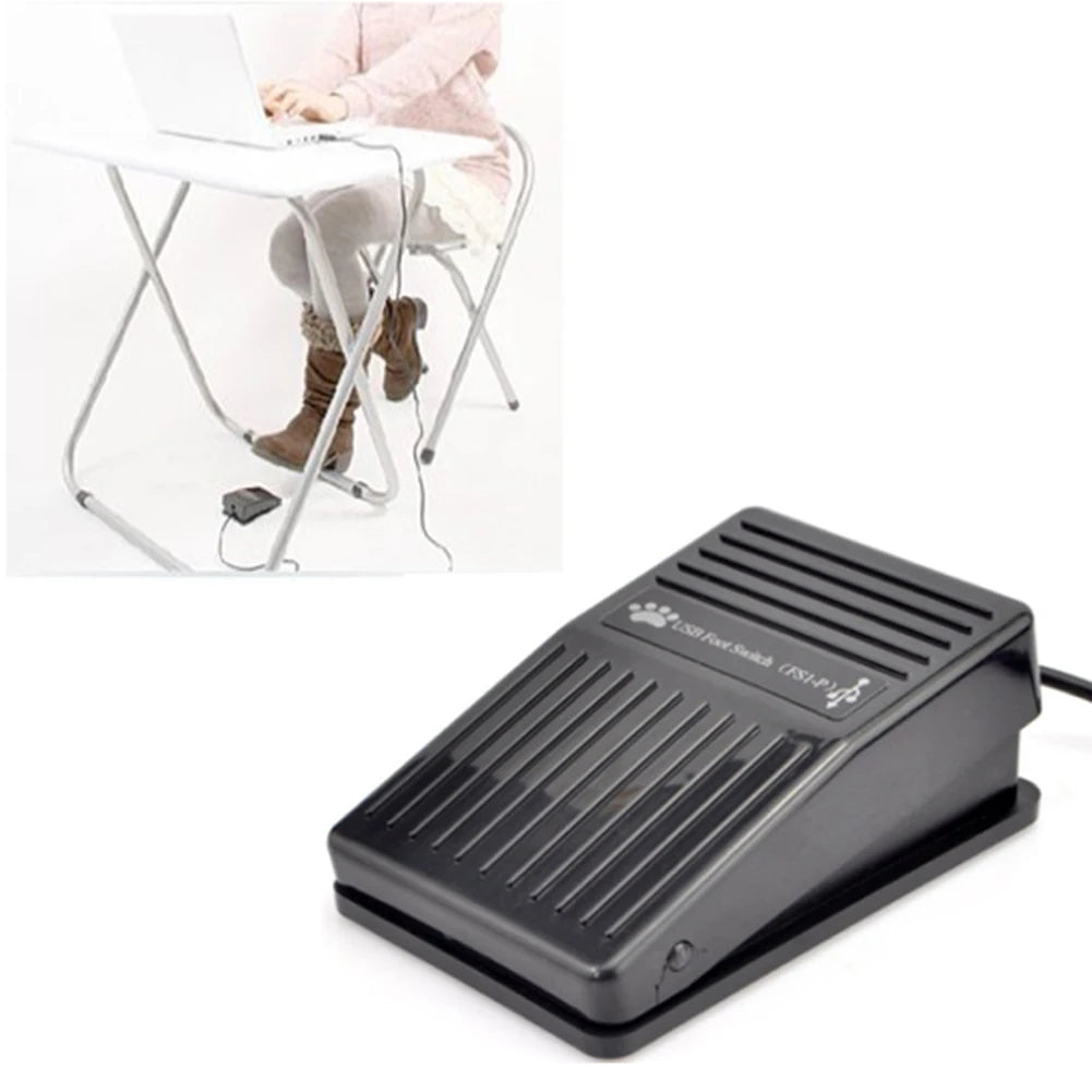 Video Game PC Hands Free Footswitch USB Foot Pedal Control Switch PC Game Pad for Computer Multimedia String Ultrasound Image