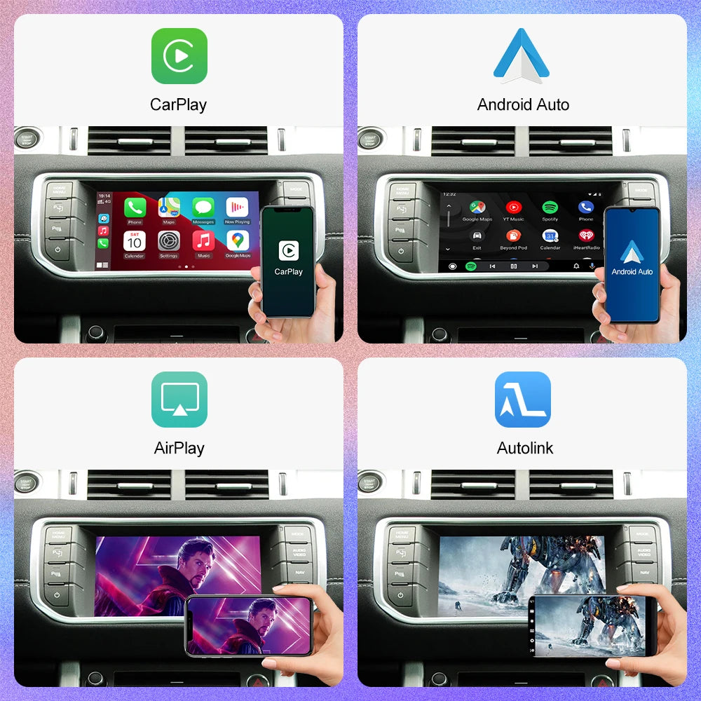 Android Auto Wireless Carplay For Land Rover/Jaguar/Range Rover/Evoque/Discovery 2012-2018 Multimedia Navigation Car Player