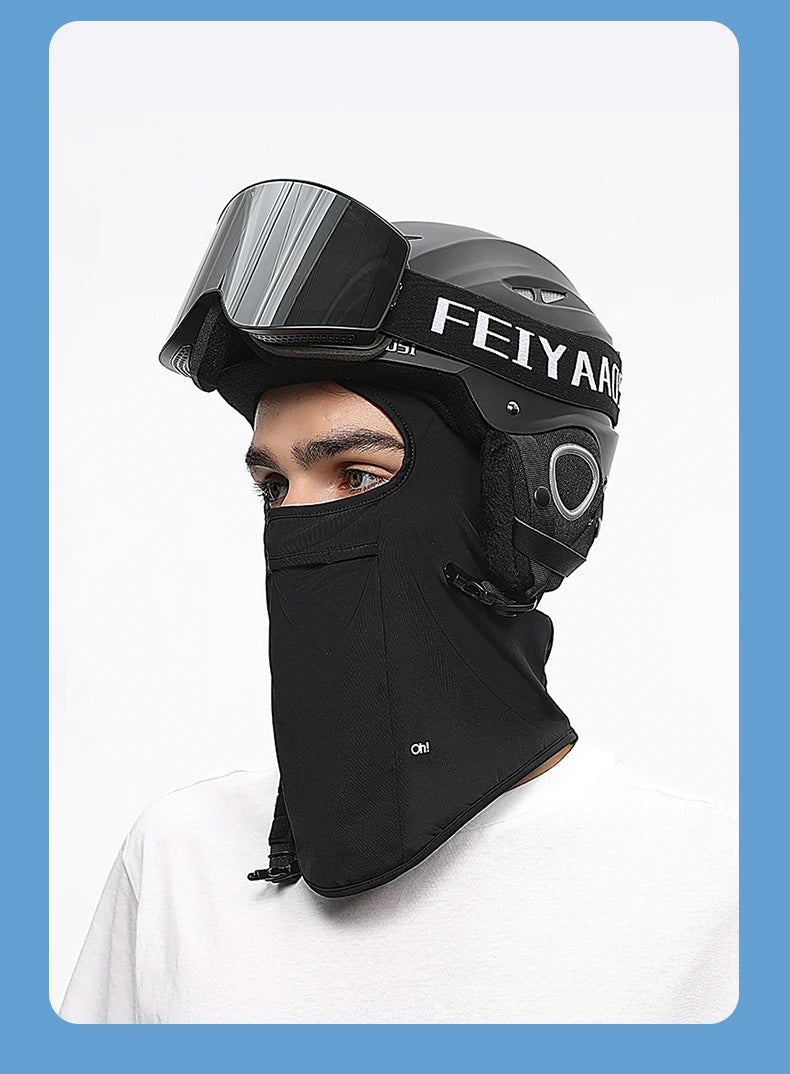 OhSunny Balaclava Masked Hat Uv Protection Masks Face Cover Breathable Neck Protect Headgear for Male Female Outdoor Cycling