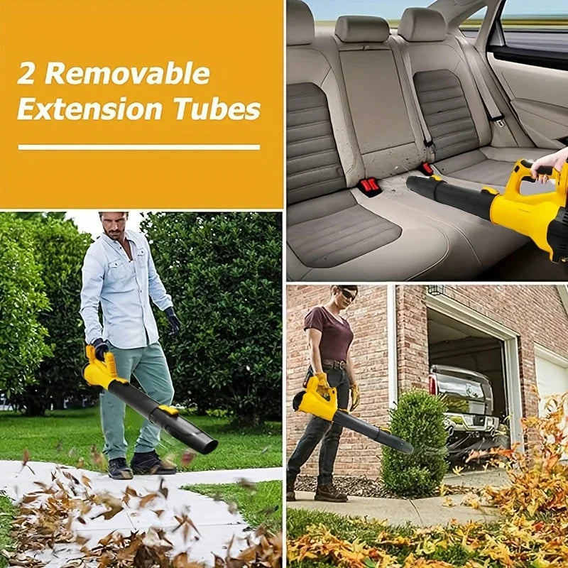 Ultra-high power leaf blower cordless blower garden leaves suitable for garden cleaning, dust removal and snow removal