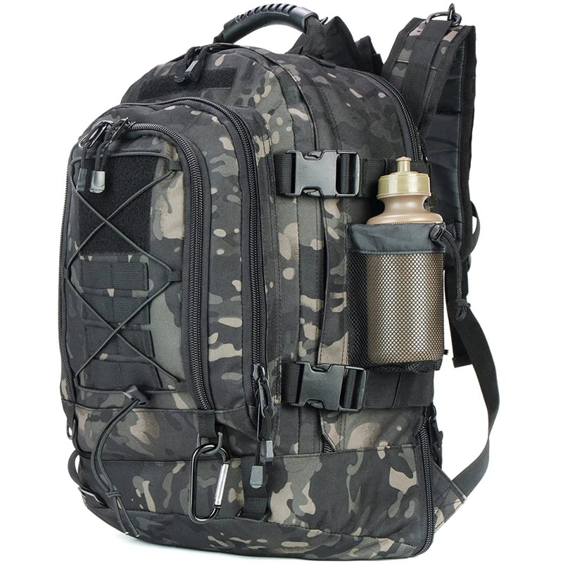 60L Military Tactical Backpack Army Molle Assault Rucksack Outdoor Travel Hiking Rucksacks Camping Hunting