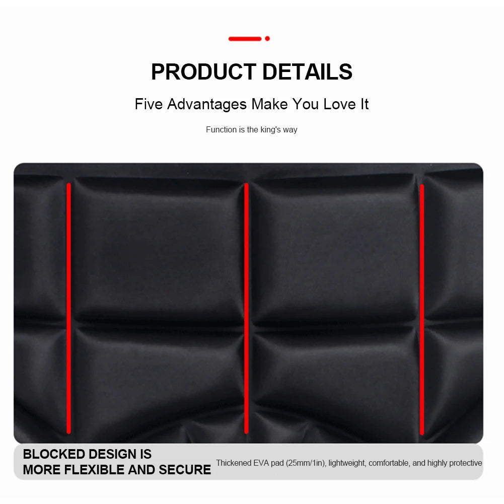 Unisex Hip Padded Shorts EVA Thickened Hip Protector Anti-Fall Skiing Protector Pad Adjustable for Skating Ski Snowboard