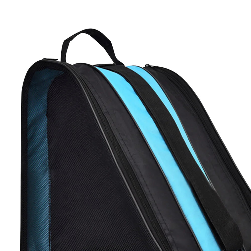 Kids Travel Ice Skating Backpack Breathable Thicken Inline Skates Bag Single Shoulder/Handheld Roller Skate Accessories for Kids