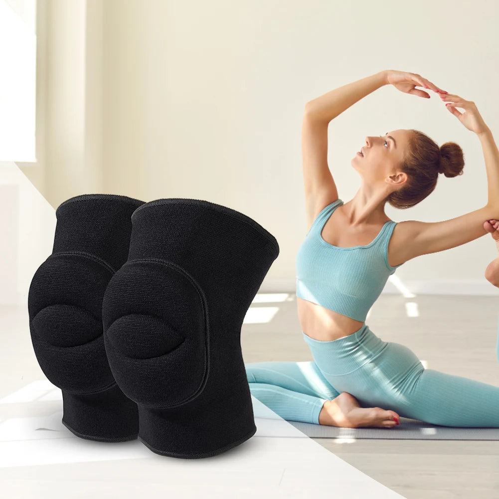 1 Pair Sports Knee Protector Breathable Knee Compression Sleeve Multi-Function Elastic Knee Support for Running Cycling Climbing