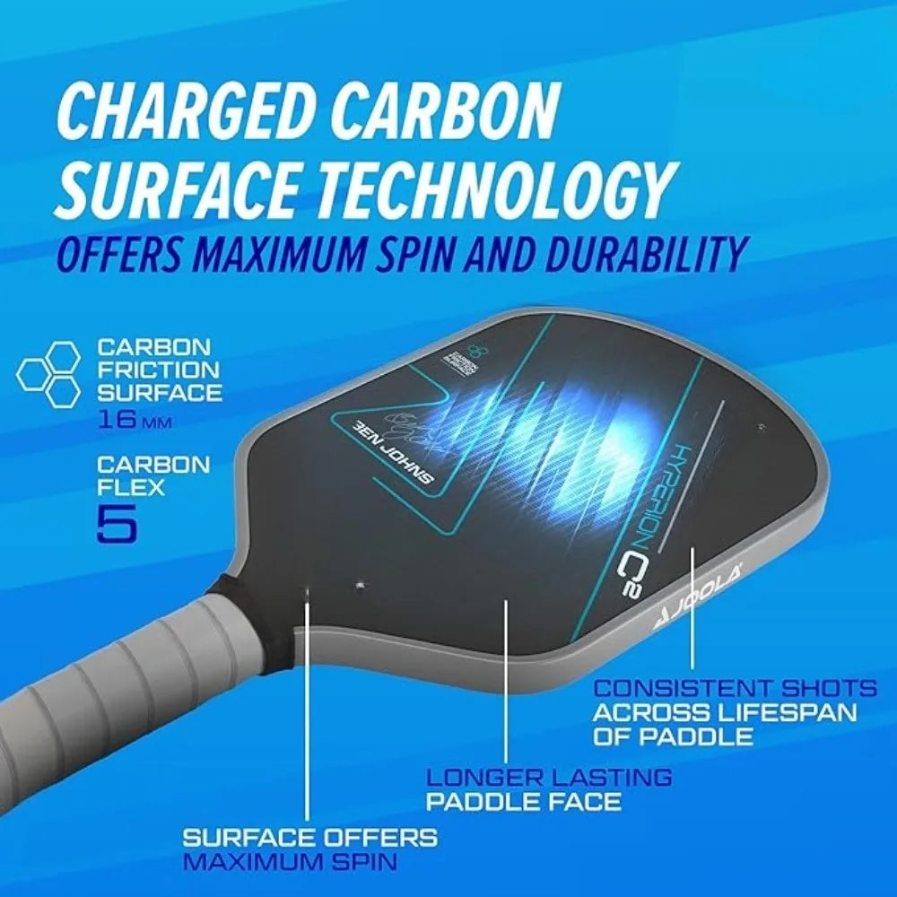 Popular - Professional Pickleball Paddles,Charged Surface Technology for Power & Feel,Fully Encased Carbon Fiber,USAP Approved