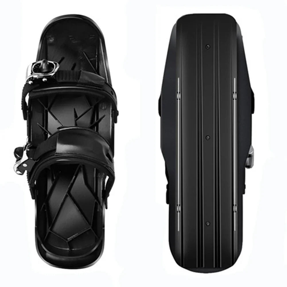 Mini Short Ski Skates Skis Boots Skiboards Portable Short Mini Skating Ski Shoes for Winter Outdoor Sports