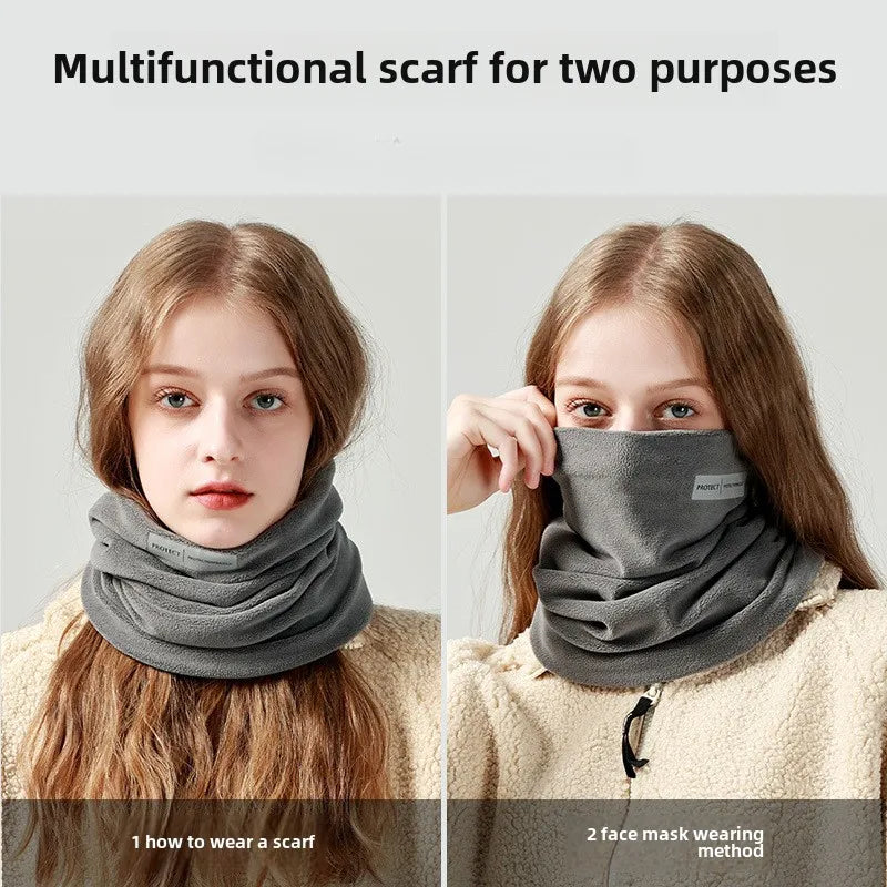 Winter Neck Warmer Gaiter Cold Weather Fleece Ski Half Proof Windproof Neck Dropshipping Face Cover Cold Gaiter Mask
