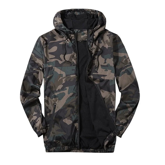 Men s Winter Camouflage Parka Jacket with Faux Fur Lined Hood and Zipper Closure Warm Coat Outdoor Outwear Windbreaker Coat