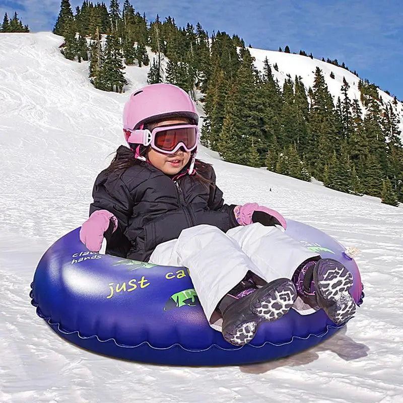 Snow Tubes For Kids Winter Inflatable Dinosaur Snow Sled 91cm/36inches Sledding Tubes Winter Outdoor Sports Toys For Family