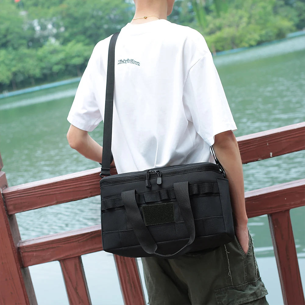 Outdoor Heavy Duty Lunch Bag Large Capacity Outdoor Picnic Bag Lunch Box for Camping Picnic Beach Work Trip