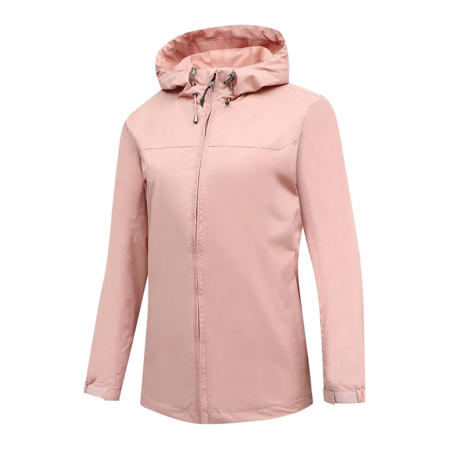 Women'S Loose Casual Fashionable Outdoor Solid Color Windproof Waterproof Jacket Jacket Elegant Womens Jackets Chamarra De