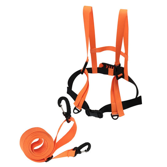 Adjustable Children Ski Training Belt Safety Traction Harness Rope Outdoor Winter Sports Skiing Training Shoulder Belt