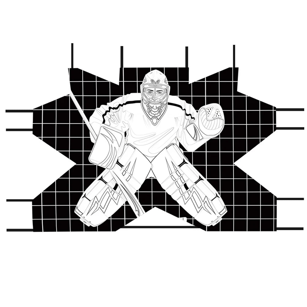 Hockey Goal Practice Target Hockey Net Training Target Hockey Shooting Training Aid for Practicing Shooting Accuracy