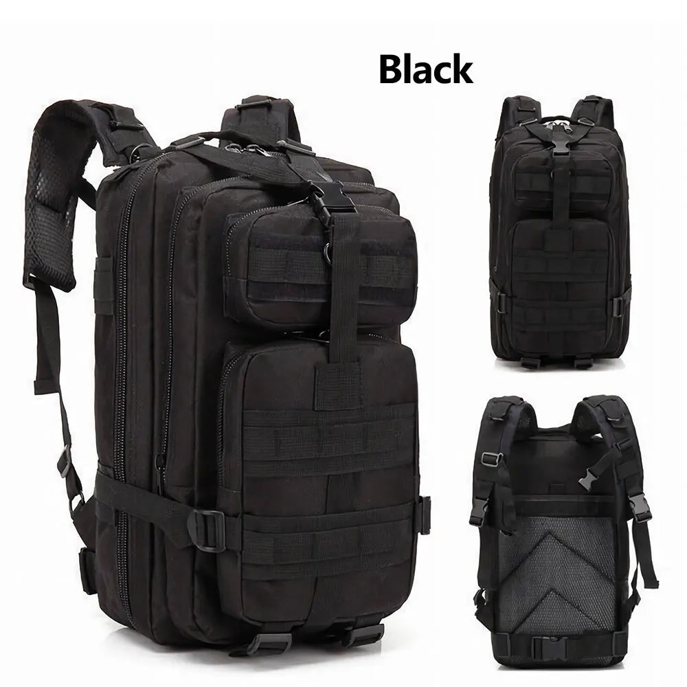 3P Tactical Backpack 20L-25L 1000D Nylon Outdoor Hiking Camping Traveling Fishing For Men Hunting Molle Bag Sport Rucksacks