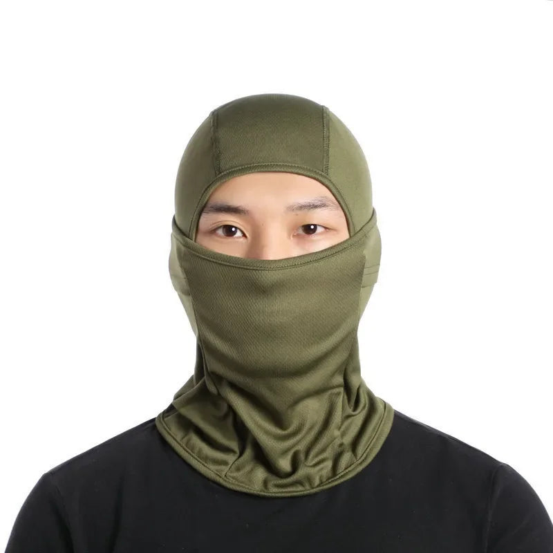 Camouflage Balaclava Cap Outdoor Sunscreen Breathable Full Face Mask Motorcycle Bicycle Helmet Inner Cap Men Women Cycling Mask