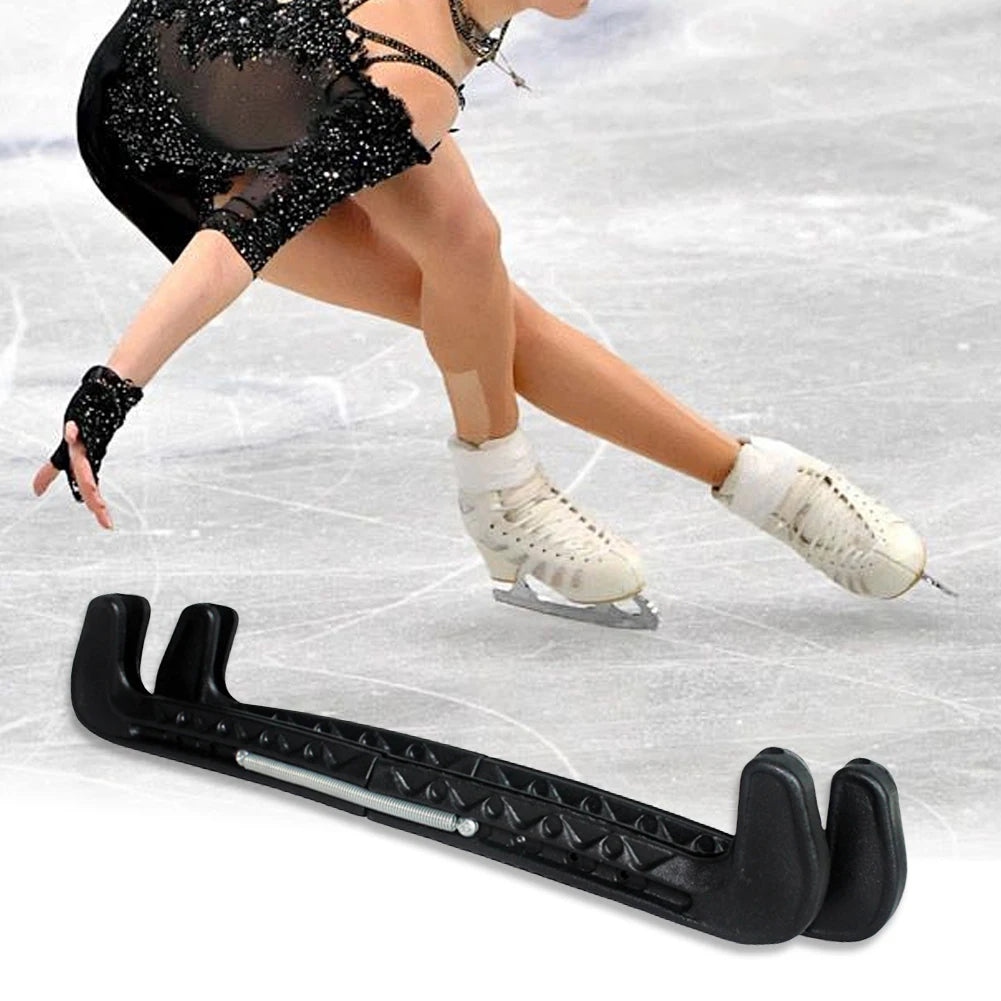 Ice Skate Blade Cover Ice Skate Guard Adjustable Ice Skate Protector Covers Protective Hockey Skate Blade Guard for Boys Girls
