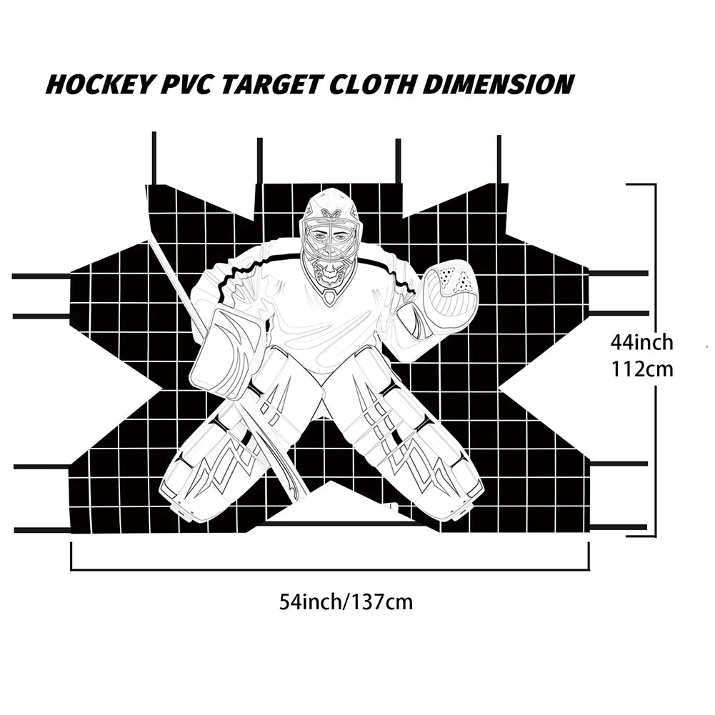 Hockey Goal Practice Target Hockey Net Training Target Hockey Shooting Training Aid for Practicing Shooting Accuracy