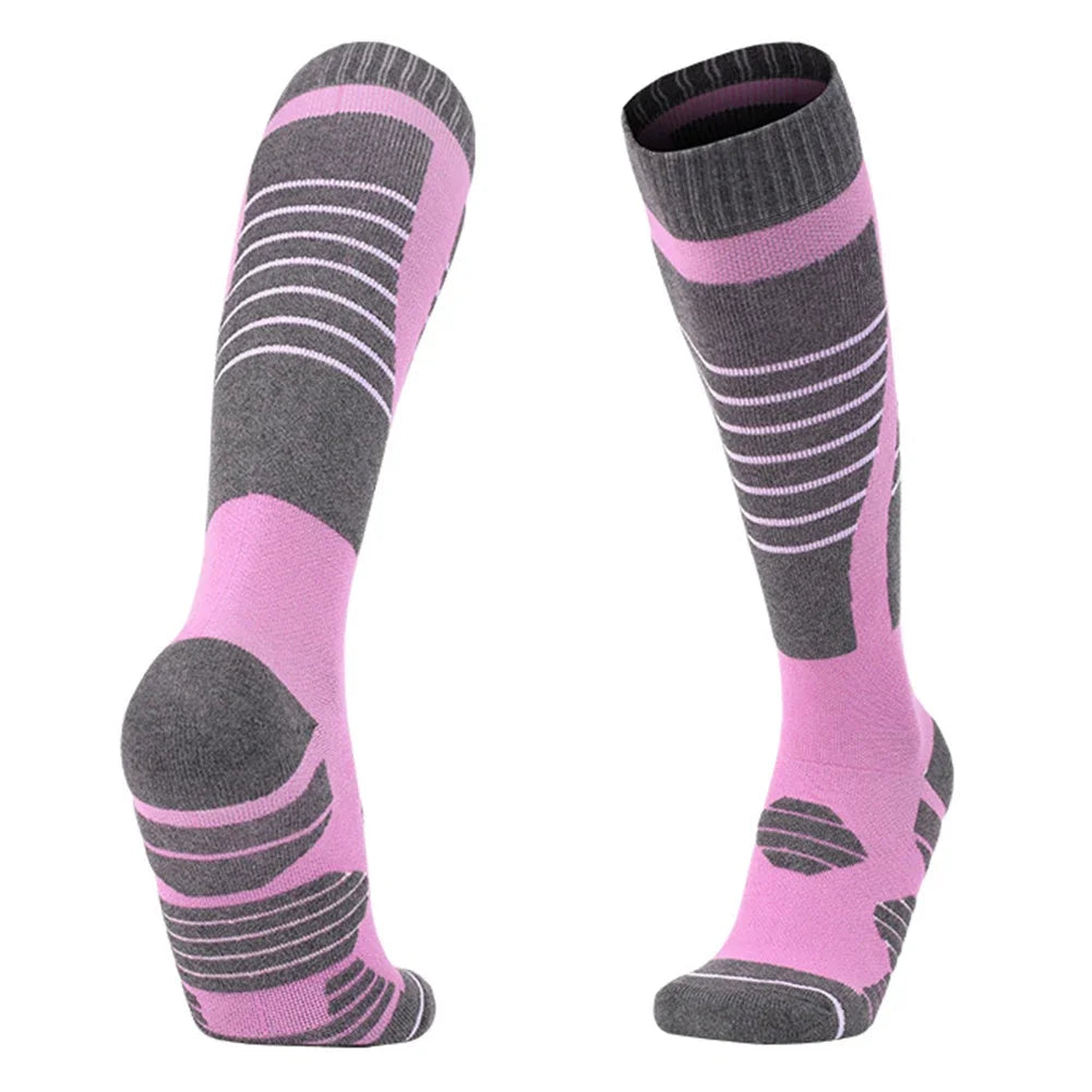 Winter Thermal Ski Socks Cycling Soccer Snowboard Socks Climbing Sports Socks for Women Outdoor Skiing Cycling Running Hiking