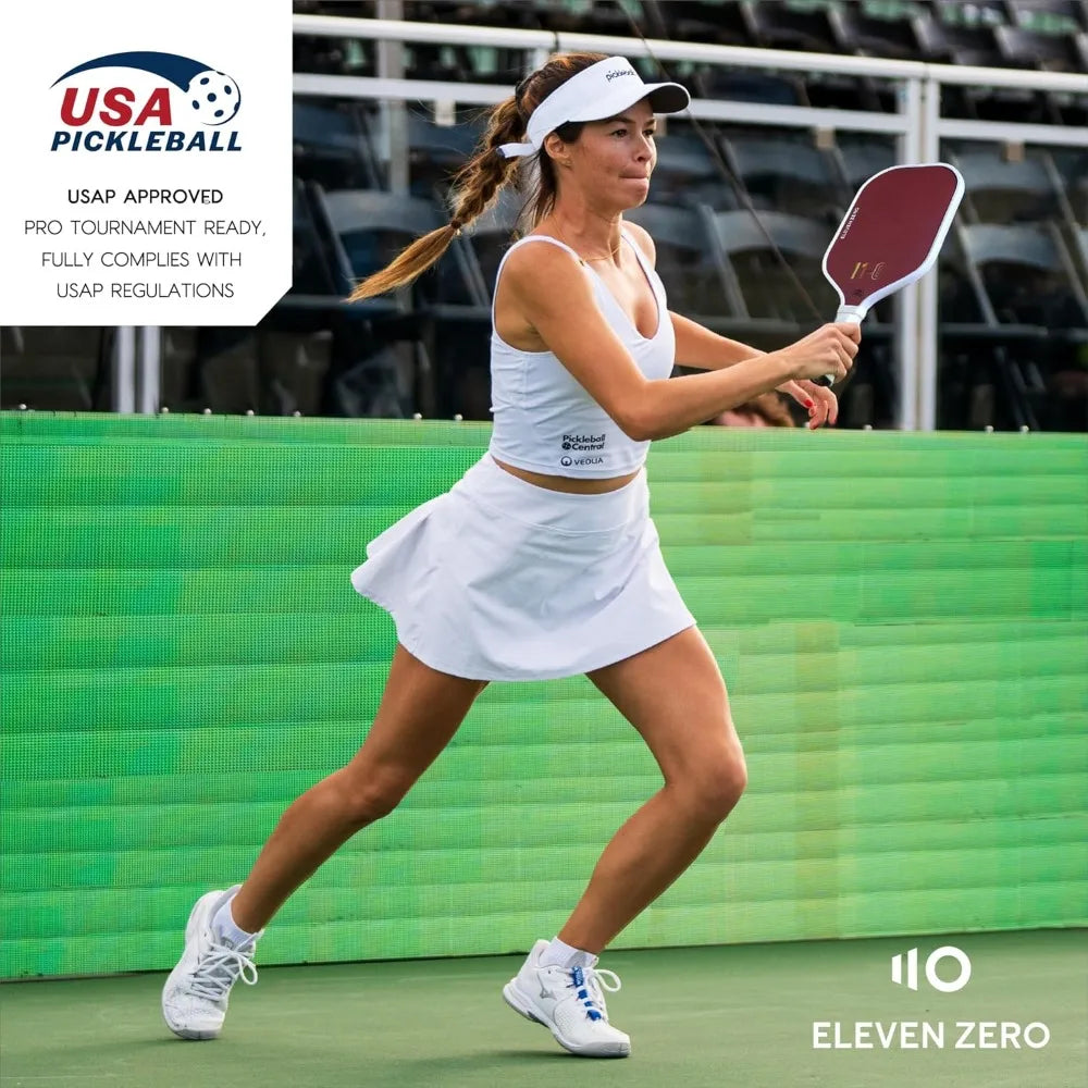 EZ Power K 16mm Kevlar® / Raw Carbon USAPA Approved Pro Pickleball Paddle, Professional Pickleball Paddles for Spin