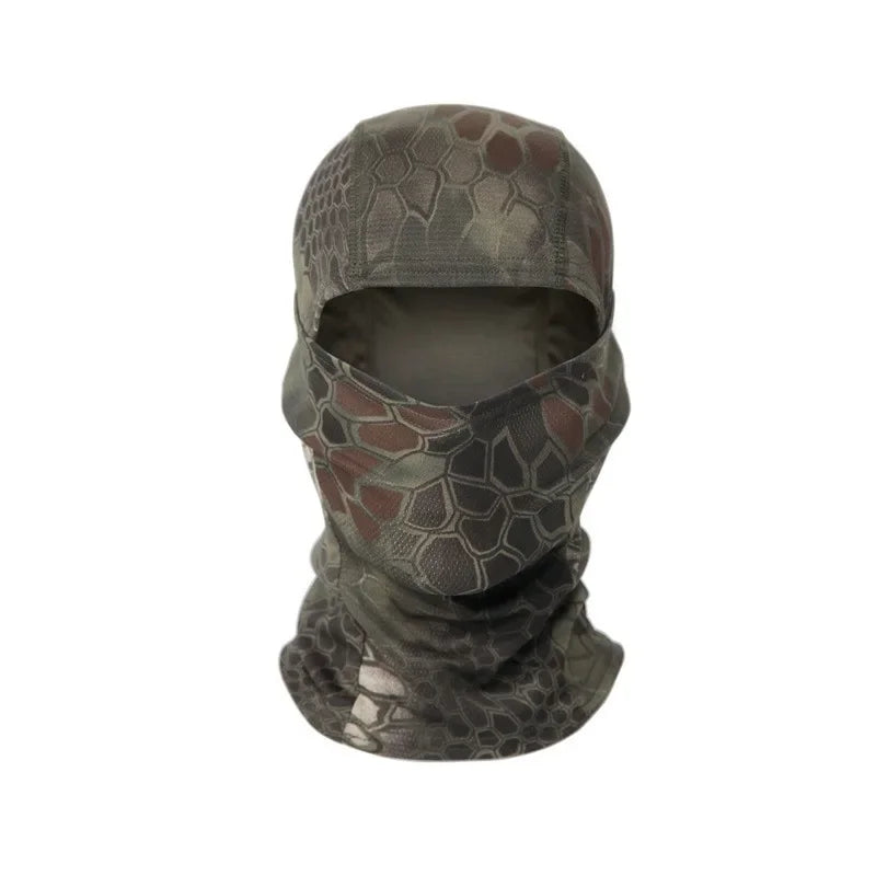 Camouflage Balaclava Cap Outdoor Sunscreen Breathable Full Face Mask Motorcycle Bicycle Helmet Inner Cap Men Women Cycling Mask