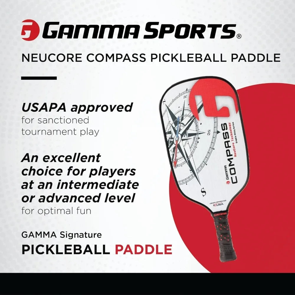 Made in The USA Pickleball Paddles, NeuCore & Sensa Polycore Technology, Textured Graphite, Honeycomb Grip, USAPA Approved