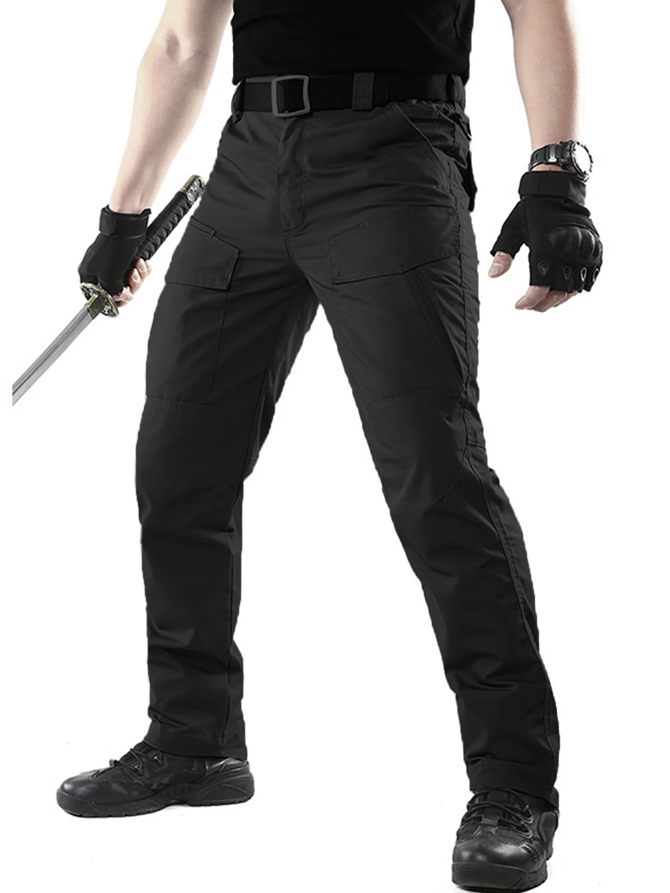 Military Tactical Pants Cargo Men Waterproof Trousers Casual Pants Wear-resistant Multi-pocket Outdoor Hiking Work Trousers Male