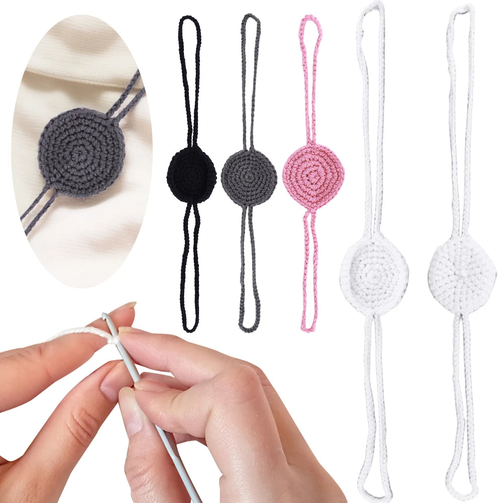 1/2PCS Crochet Nose Cover Anti Dust Handmade Noses Mitten Winter Windproof Soft Nasal Covers Nose Warmer Keep Warm Accessories