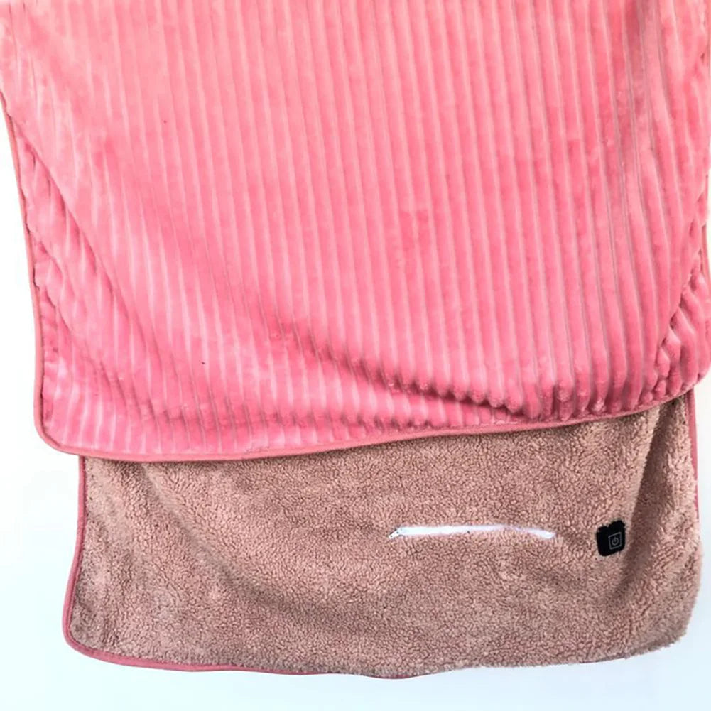 USB Electric Blanket 3 Heat Settings Wearable Electric Blanket Multifunctional Soft Cold Protection Home Office Back Knee Warmer