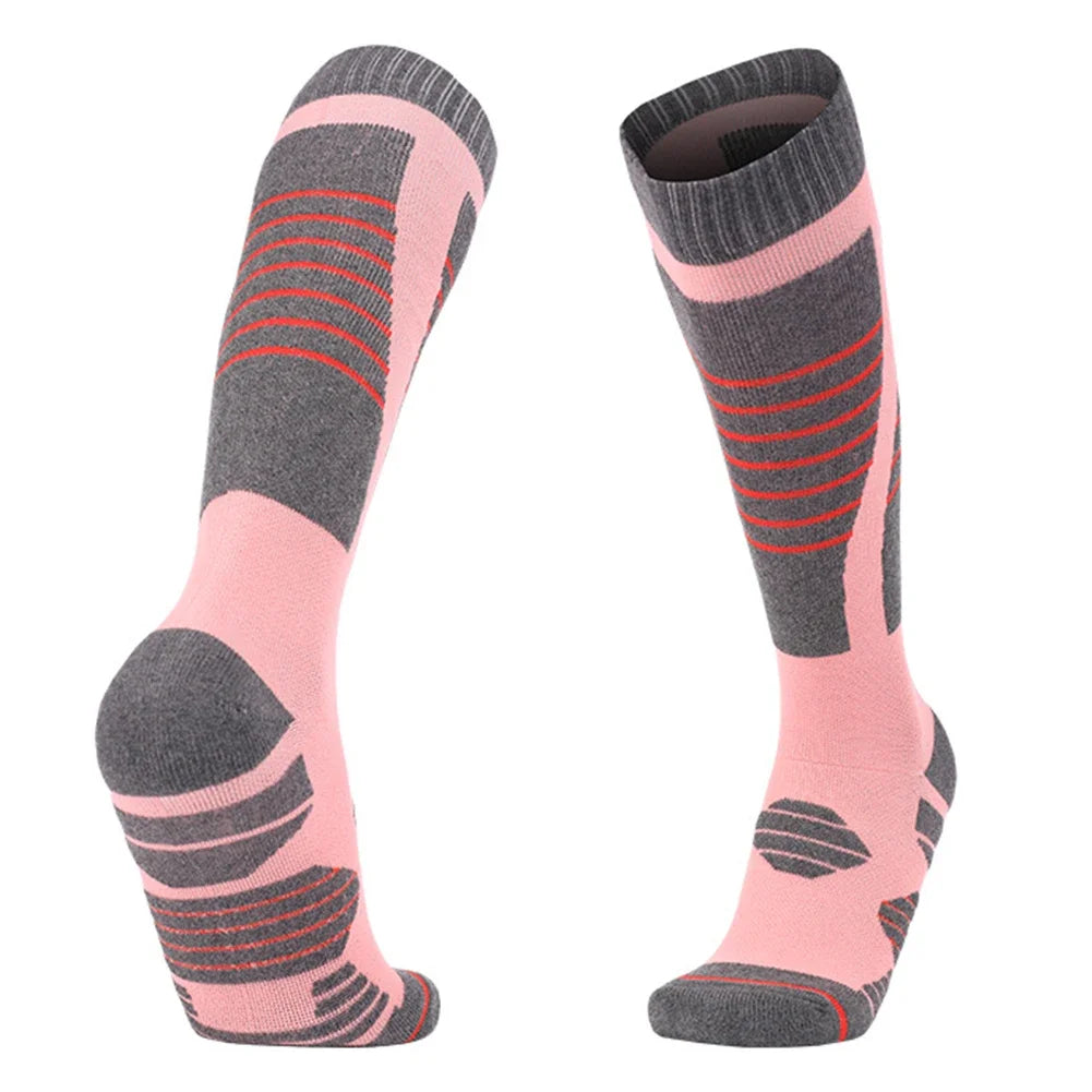 Winter Thermal Ski Socks Cycling Soccer Snowboard Socks Climbing Sports Socks for Women Outdoor Skiing Cycling Running Hiking