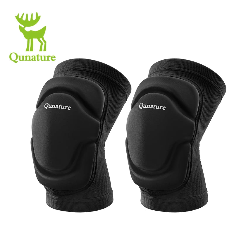 Qunature Ski Knee Pads Protective Gear for Skiing Single Double Board Cycling Outdoor Activities Knee Fall Protection Men Women