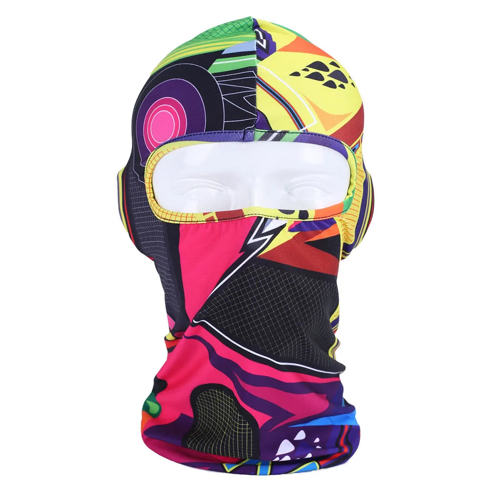 Outdoor Sports Balaclava UV Protection Breathable Riding Motorcycle Face Mask Cover Headgear Men Women Cycling Neck Face Shield