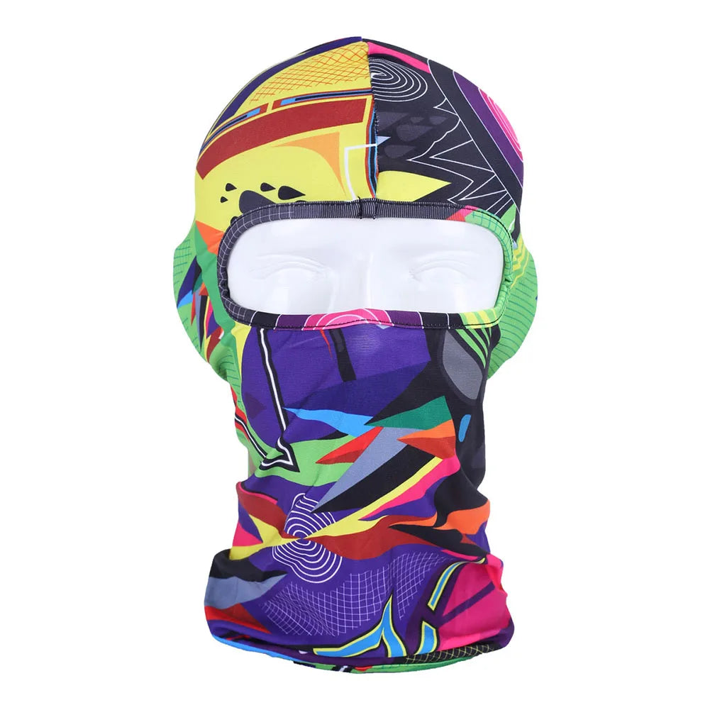 Outdoor Sports Balaclava UV Protection Breathable Riding Motorcycle Face Mask Cover Headgear Men Women Cycling Neck Face Shield