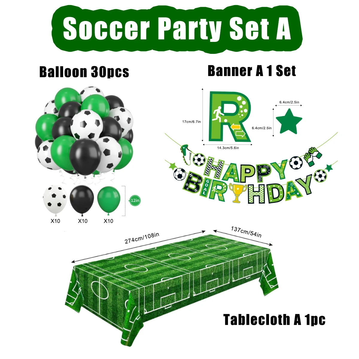 Soccer Birthday Party Decorations, Football Party Decorations, Football Birthday Party Decorations, Sports Themed Party Decor