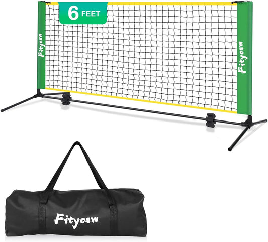 6FT Portable Pickleball Net for Outdoor & Indoor Practice, Mini Training Aid Equipment