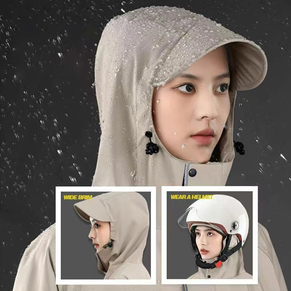 Adult Electric Car Rain Coat Quick-Dry Special Long Raincoat Full-Body Independent Raincoat for Raining Outdoor Activities Tool