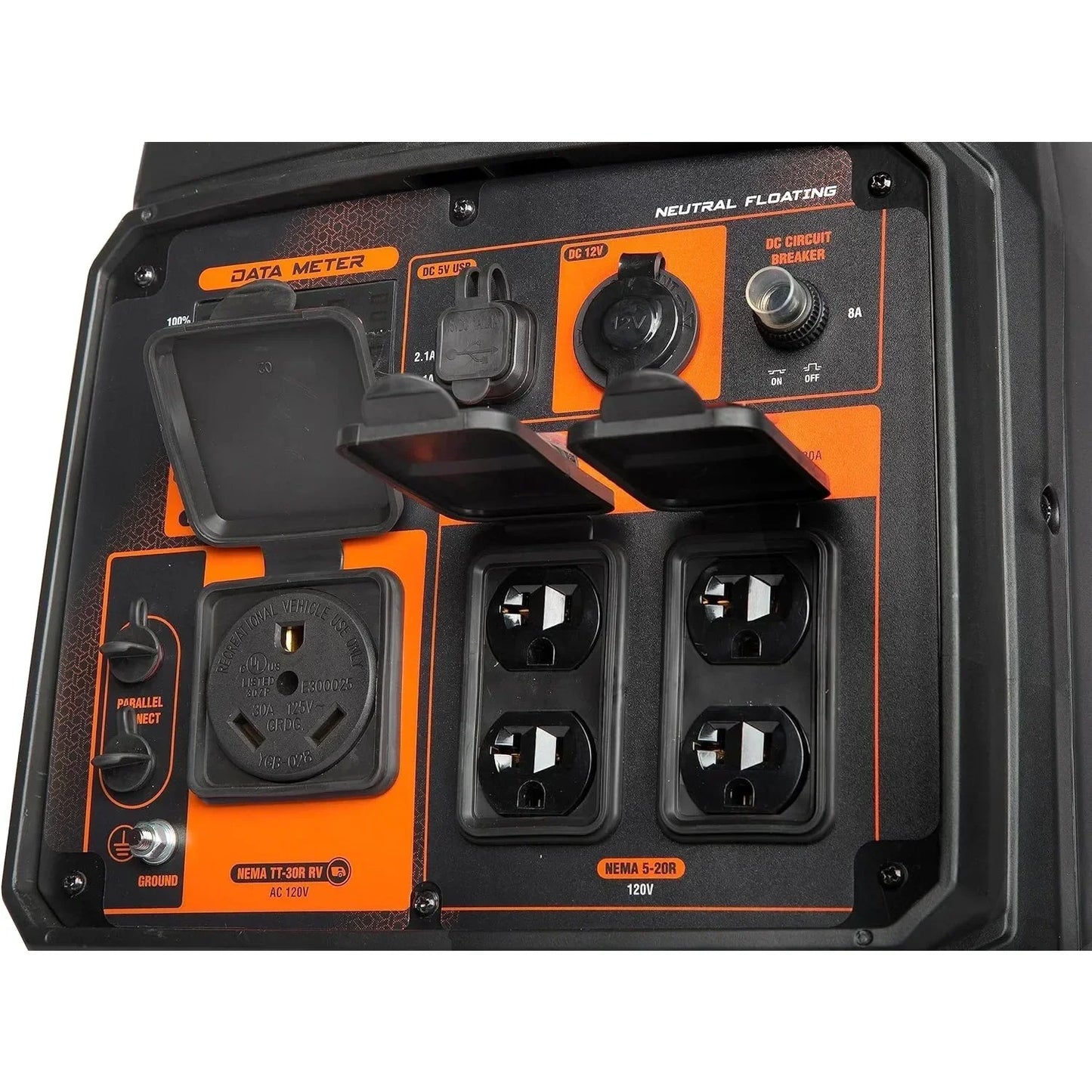 WEN 4800-Watt Portable Inverter Generator, RV-Ready, Quiet and Lightweight with Fuel Shut Off (56477i)