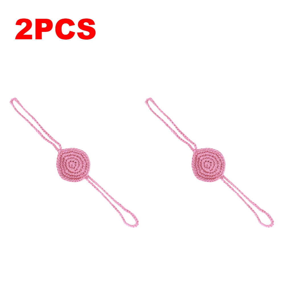 1/2PCS Crochet Nose Cover Anti Dust Handmade Noses Mitten Winter Windproof Soft Nasal Covers Nose Warmer Keep Warm Accessories